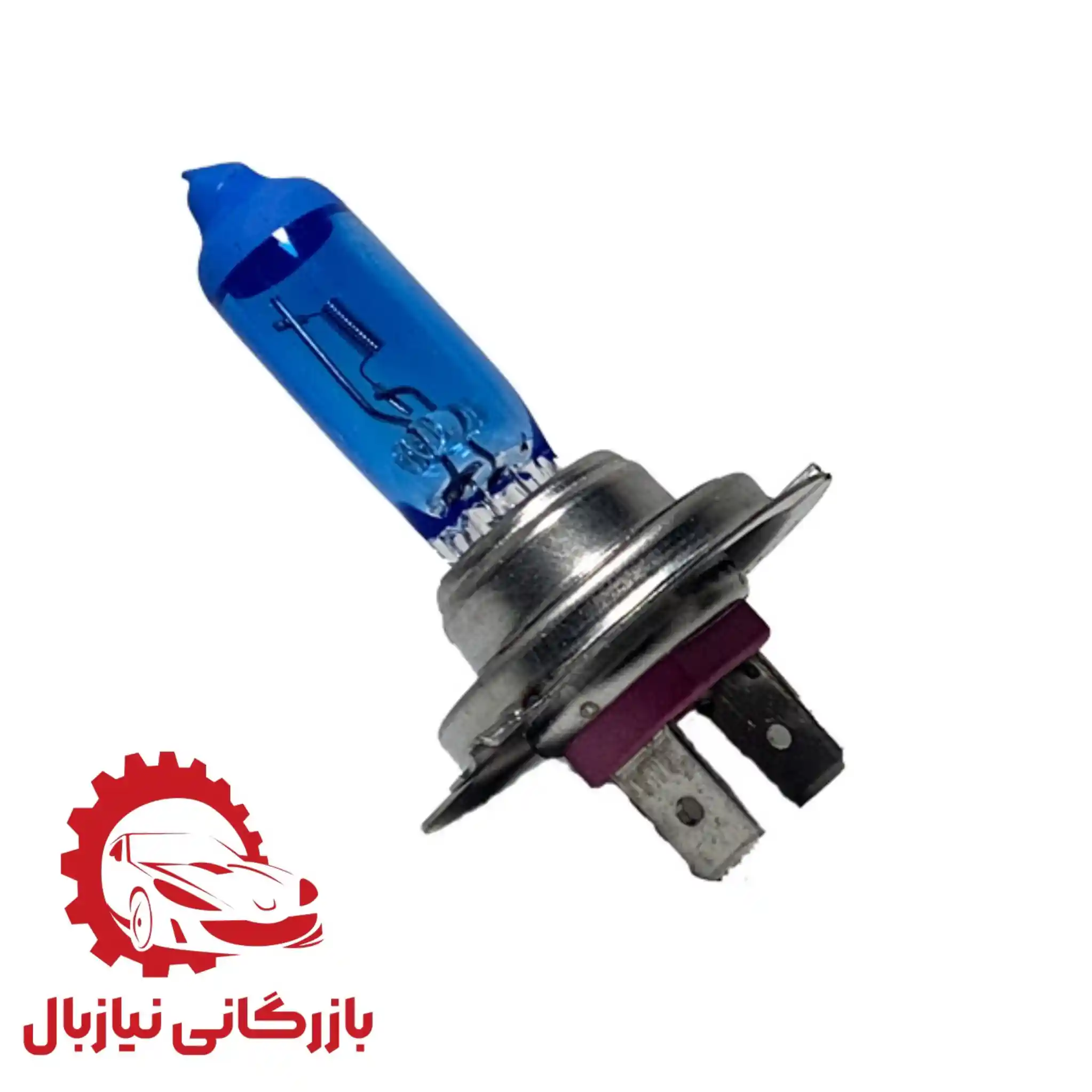 قیمت و خرید لامپ H7 دو خار پرشیایی وات بالا یخی پارس تاب (12V 100W/90W HD PLUS)